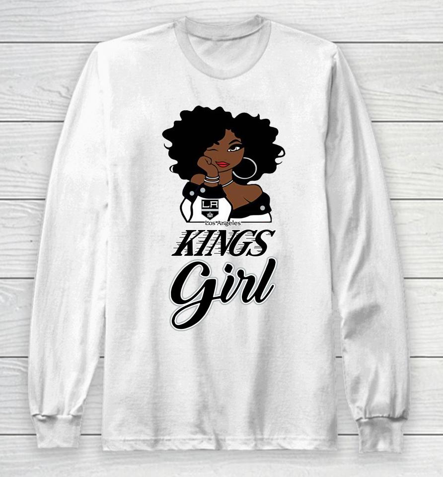 Los Angeles Kings Girl Nhl Long Sleeve T-Shirt