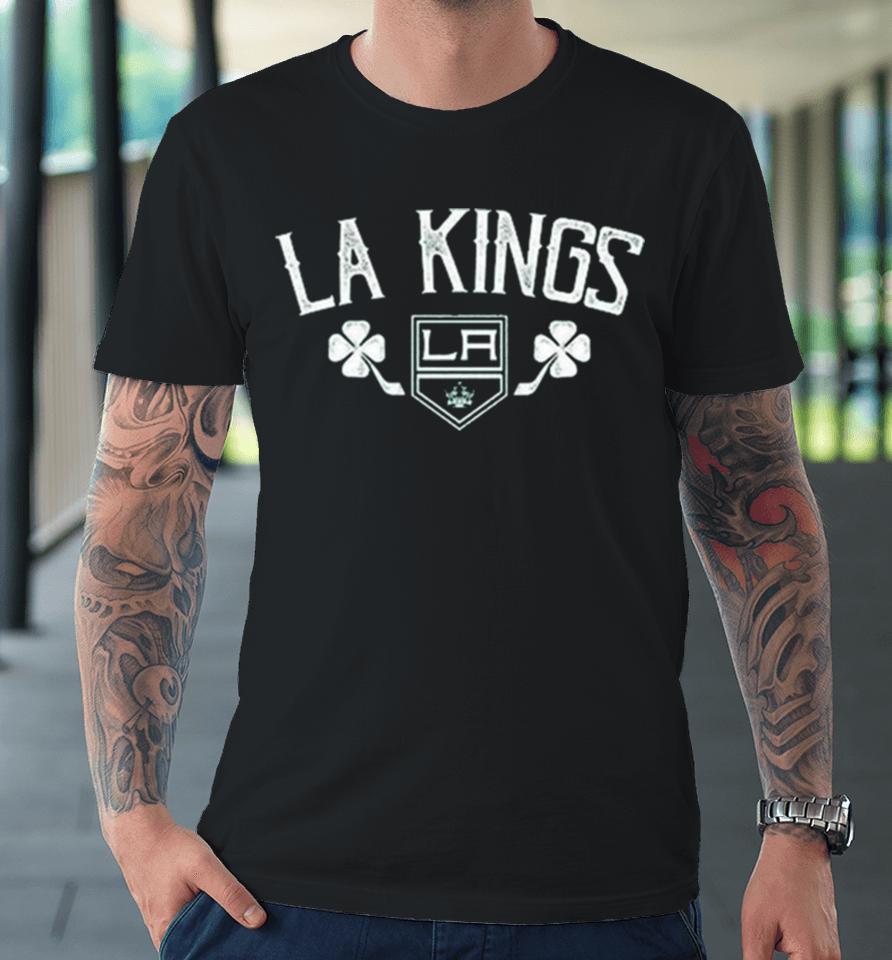 Los Angeles Kings Levelwear St. Patrick’s Day Richmond Clover Premium T-Shirt