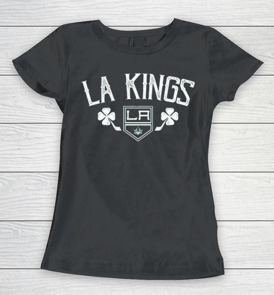 Los Angeles Kings Levelwear St. Patrick’s Day Richmond Clover Women T-Shirt