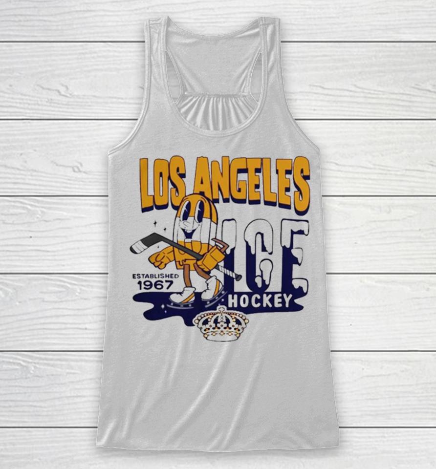 Los Angeles Kings Mitchell And Ness Gray Popsicle Racerback Tank