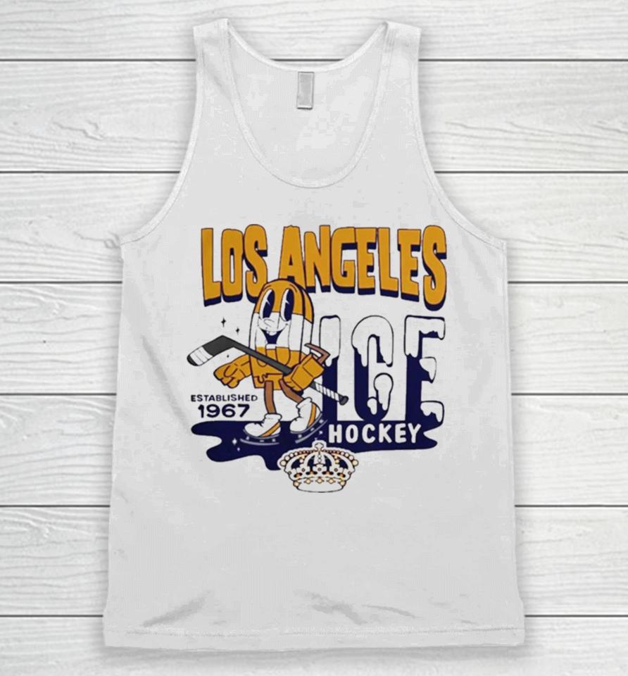 Los Angeles Kings Mitchell And Ness Gray Popsicle Unisex Tank Top