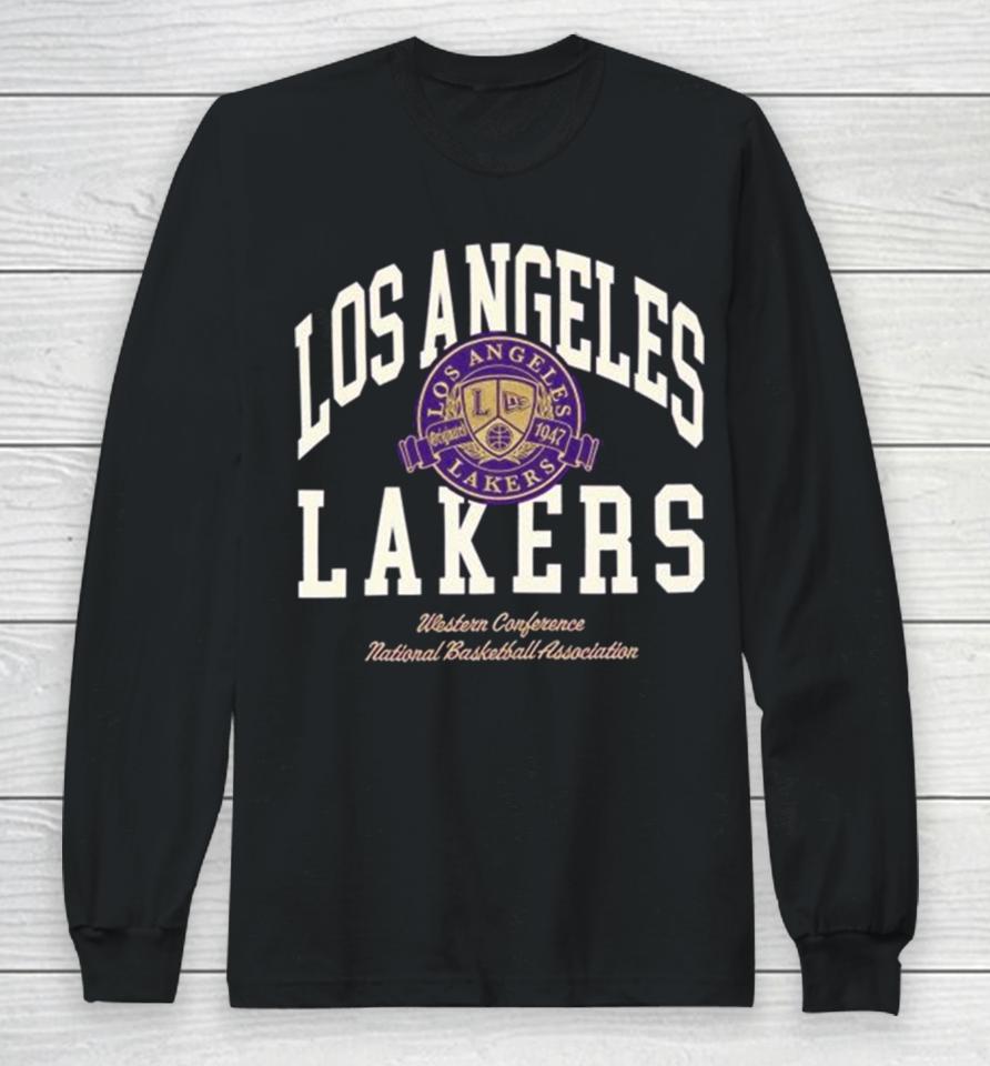 Los Angeles Lakers Letterman Classic American Football Conference National Football League Long Sleeve T-Shirt