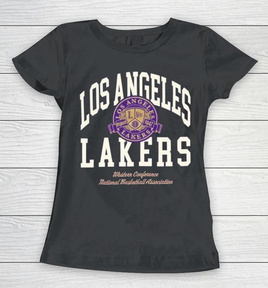 Los Angeles Lakers Letterman Classic American Football Conference National Football League Women T-Shirt
