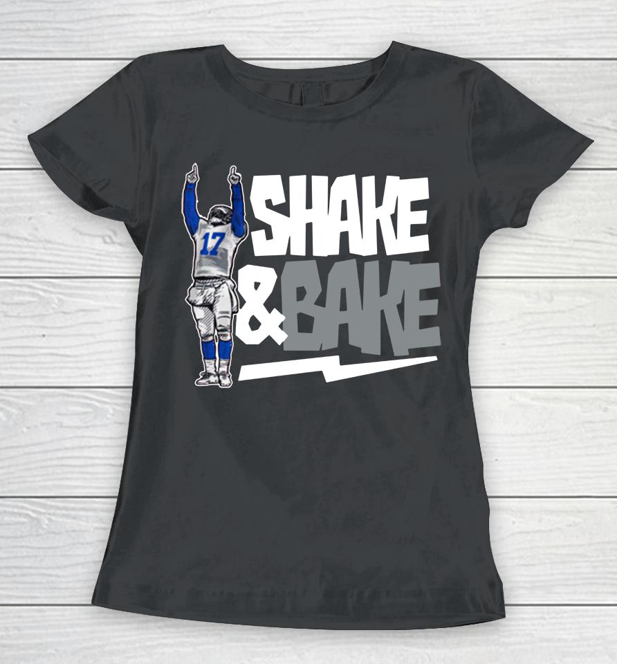 Los Angeles Rams Baker Mayfield Shake And Bake Women T-Shirt