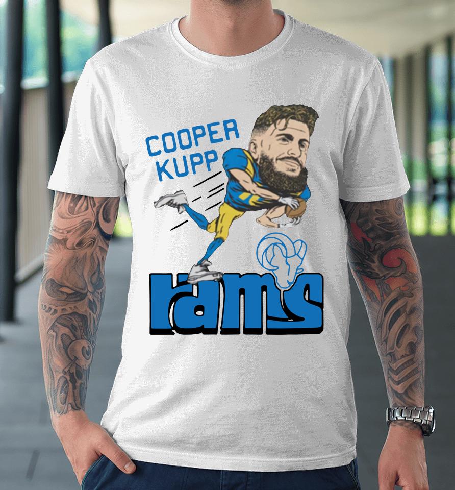 Los Angeles Rams Cooper Kupp Grey Homage Premium T-Shirt