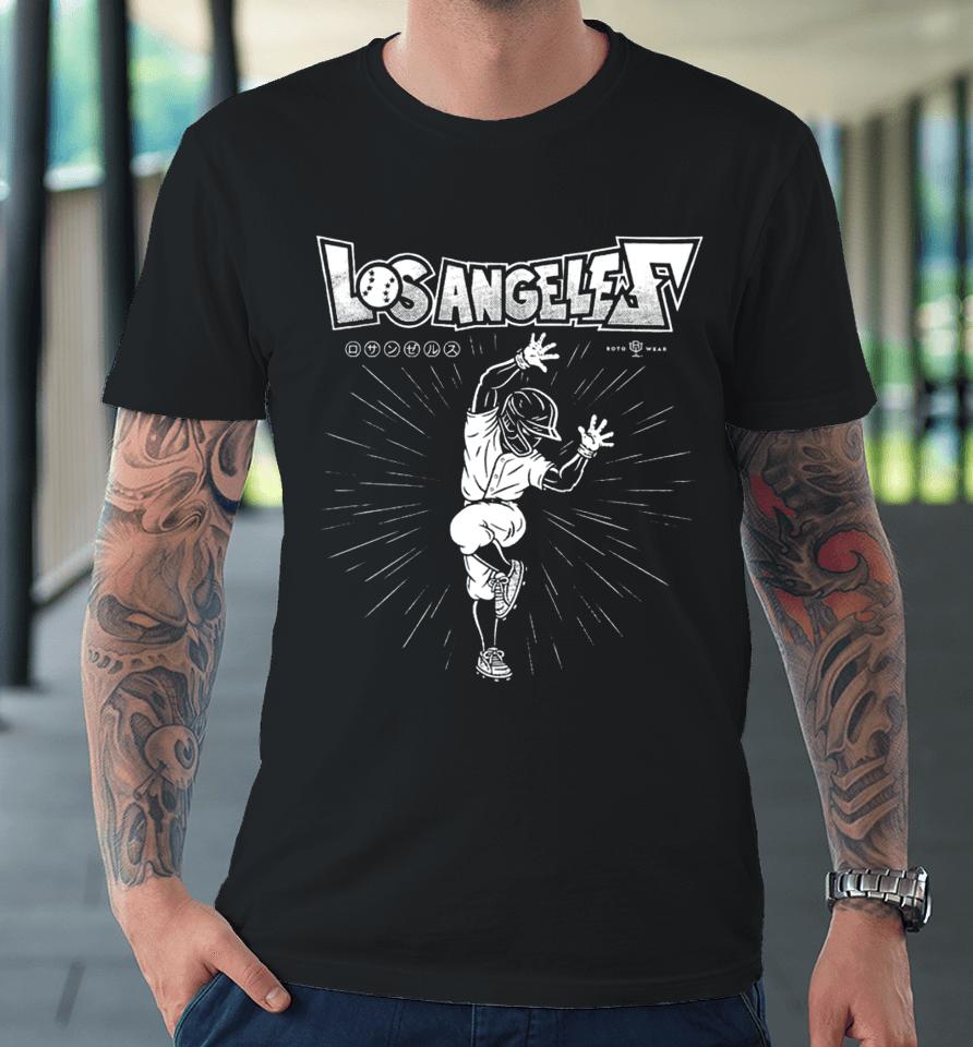 Los Angeles Shohei Ohtani Hip Lock Premium T-Shirt