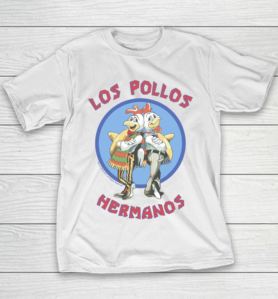 Los Pollos Hermanos Back To Back Portrait Youth T-Shirt
