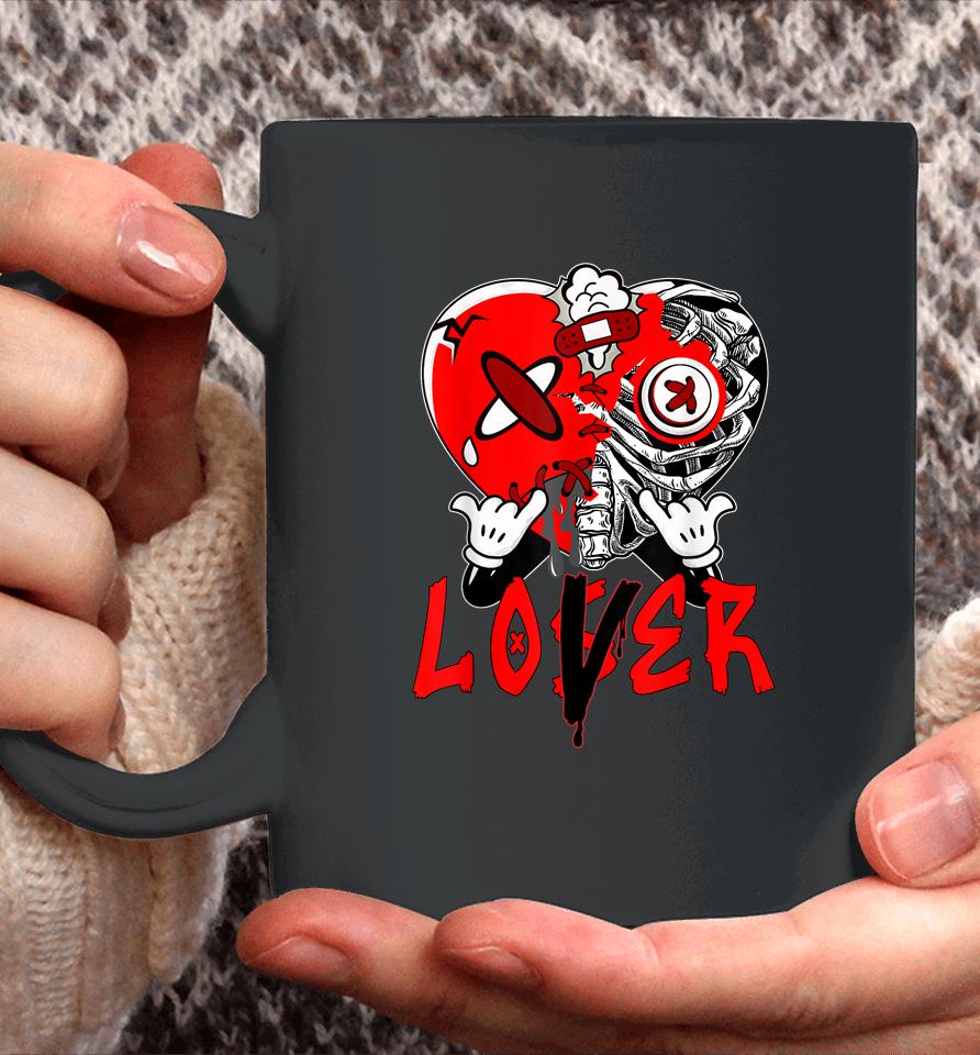 Loser Lover Dripping Heart Laser Red 5S Matching Coffee Mug