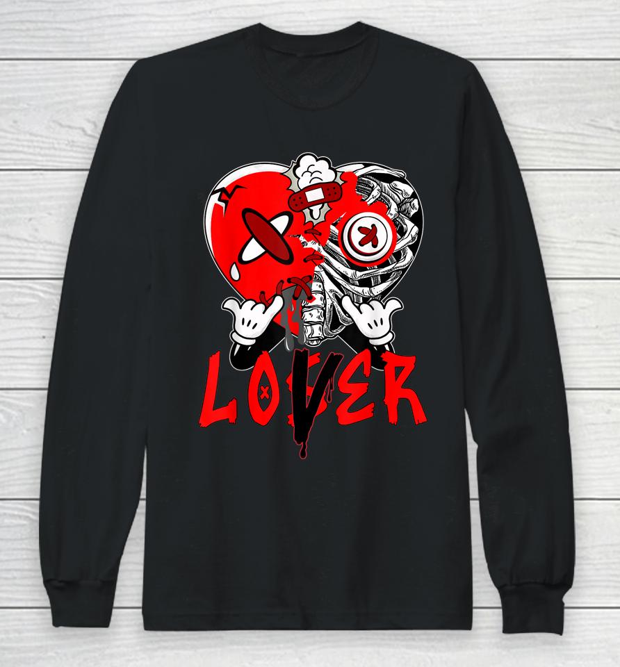 Loser Lover Dripping Heart Laser Red 5S Matching Long Sleeve T-Shirt