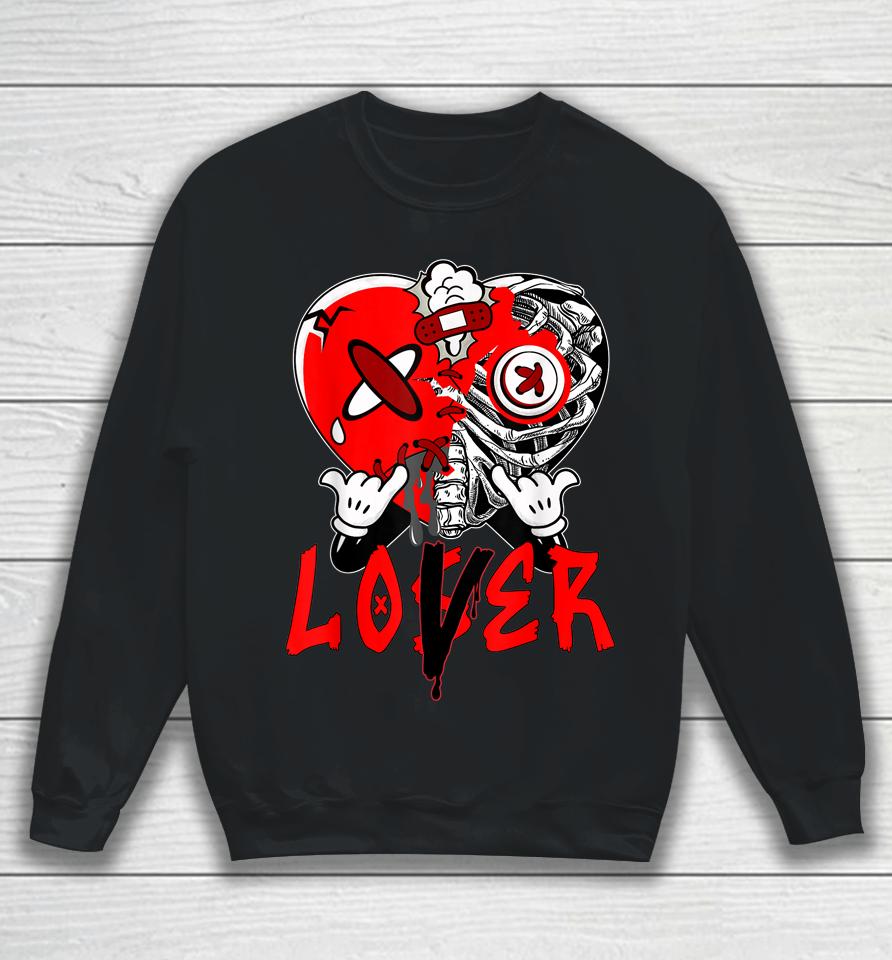 Loser Lover Dripping Heart Laser Red 5S Matching Sweatshirt
