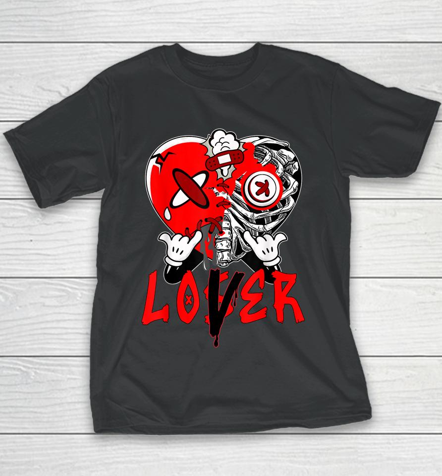 Loser Lover Dripping Heart Laser Red 5S Matching Youth T-Shirt