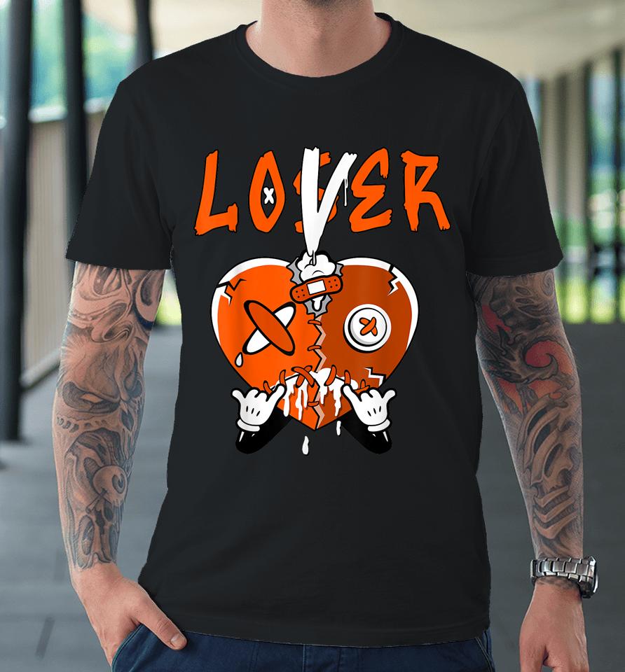 Loser Lover Heart Dripping Dunk Low Patent Halloween Premium T-Shirt