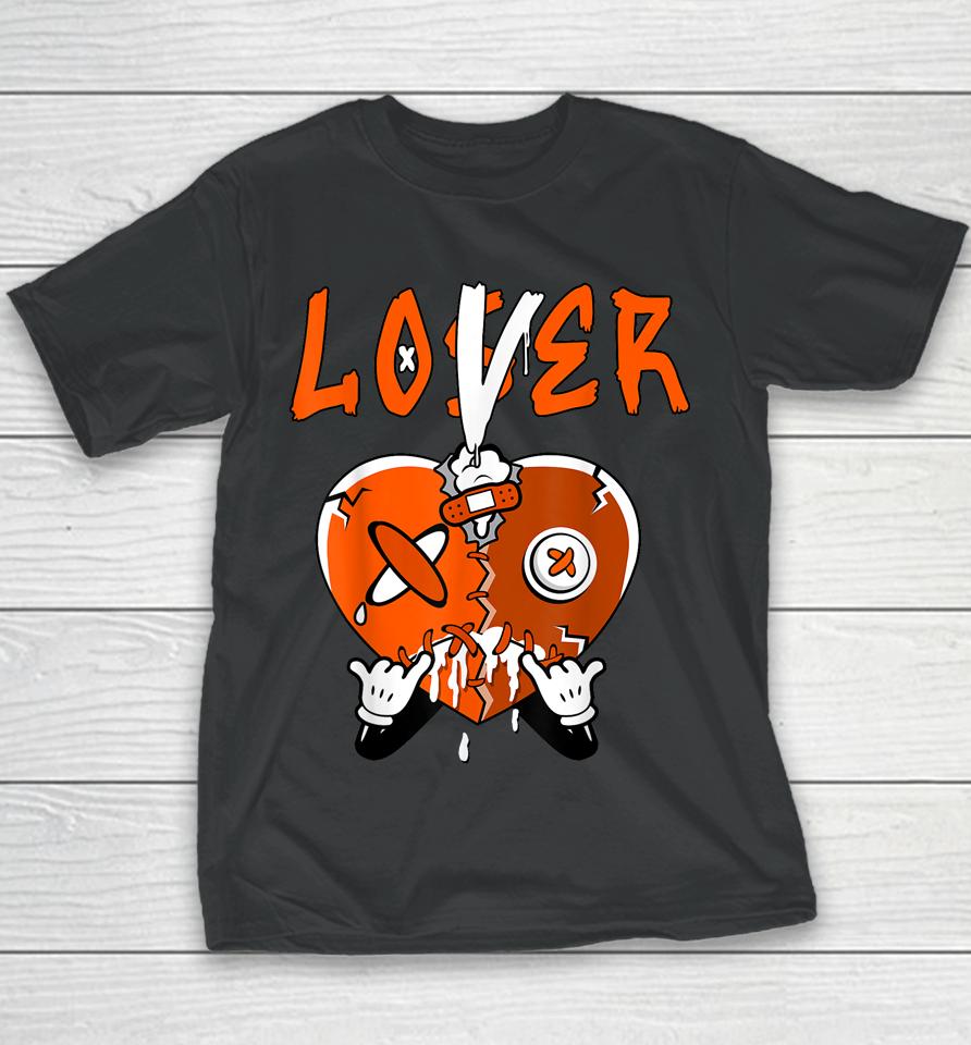 Loser Lover Heart Dripping Dunk Low Patent Halloween Youth T-Shirt