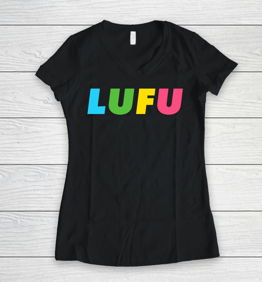 Loserfruit Lufu Women V-Neck T-Shirt