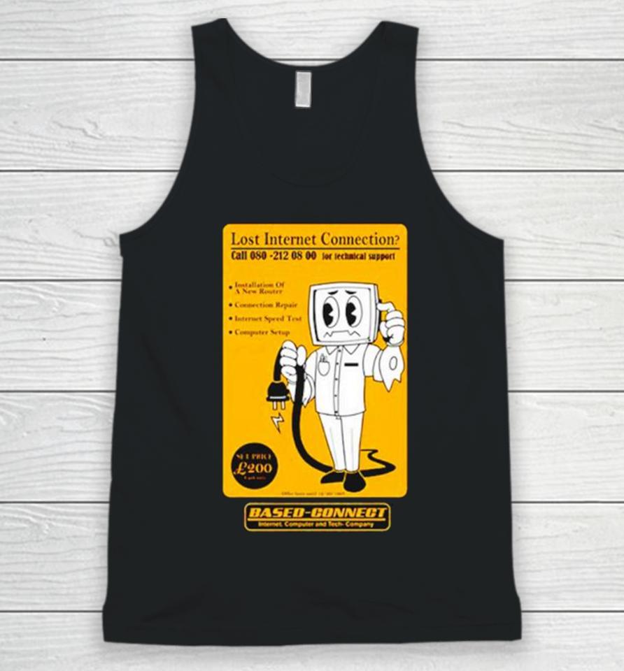 Lost Internet Connection Based Connect Unisex Tank Top