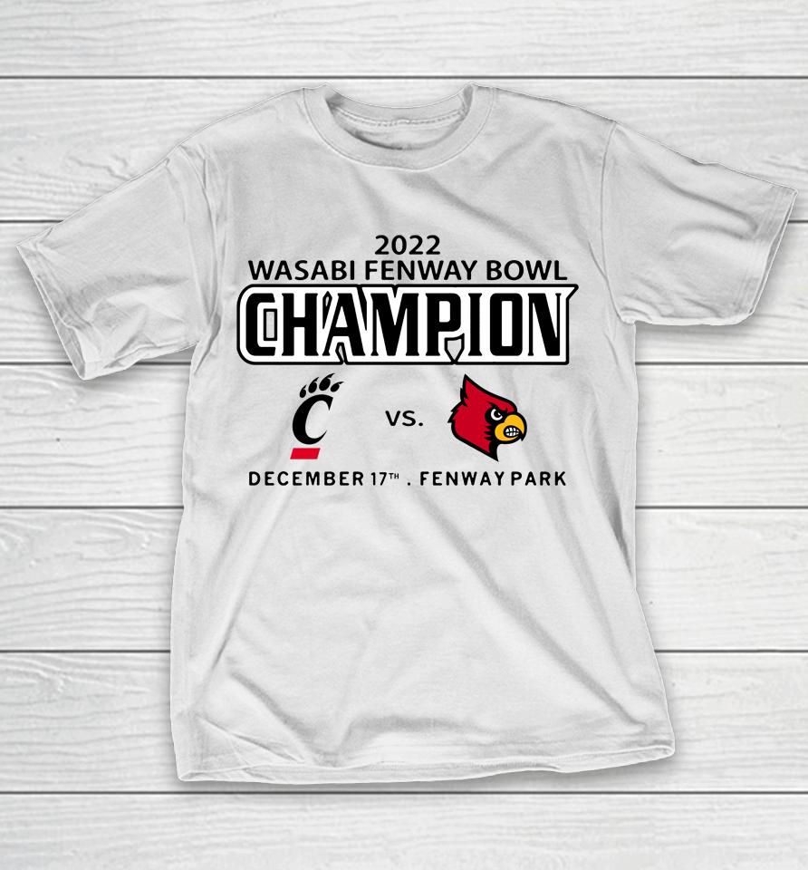 Louisville Fenway Bowl Champions 2022 T-Shirt