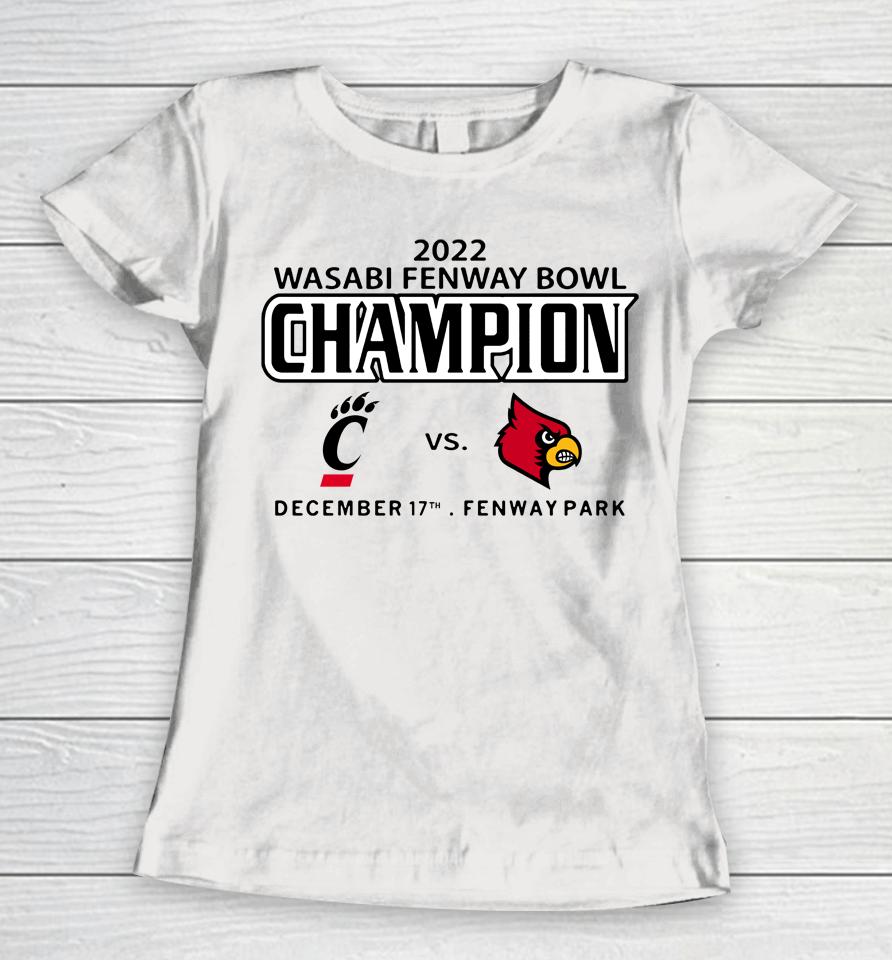 Louisville Fenway Bowl Champions 2022 Women T-Shirt