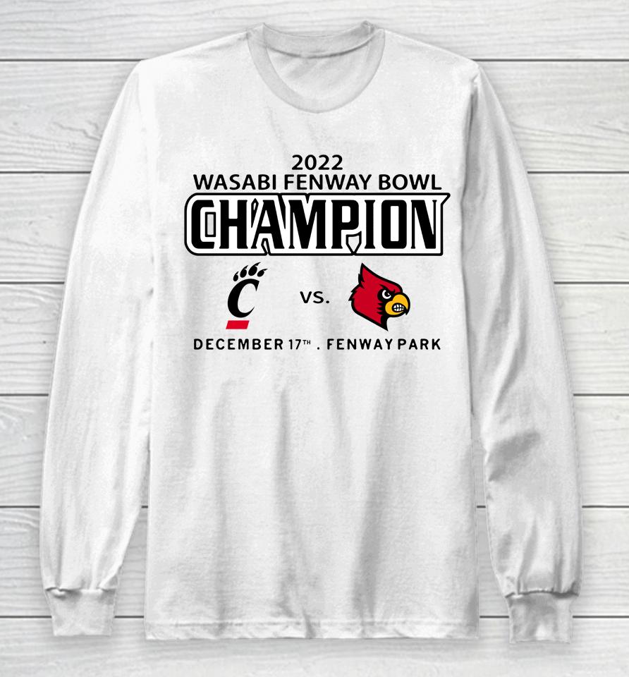 Louisville Fenway Bowl Champions Fenway Park 2022 Long Sleeve T-Shirt