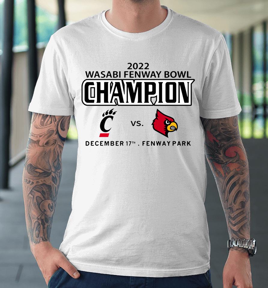 Louisville Fenway Bowl Champions Fenway Park 2022 Premium T-Shirt