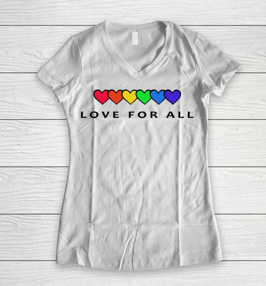 Love For All Women V-Neck T-Shirt