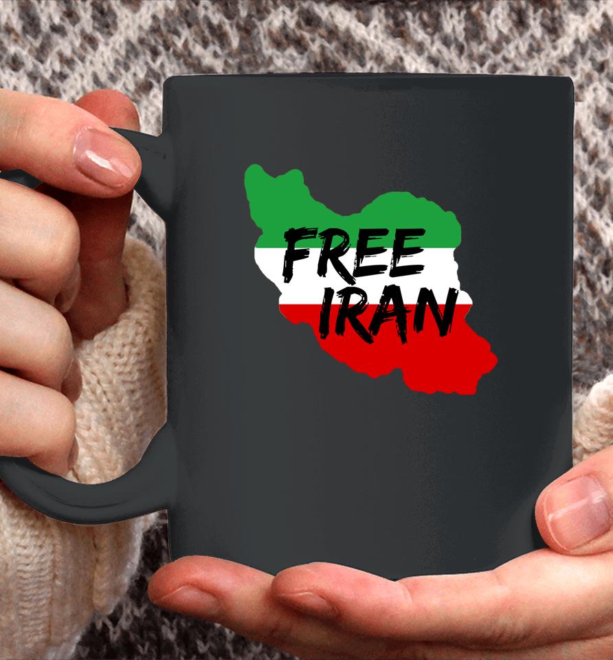 Love Iran Persian Freedom Free Iran Coffee Mug