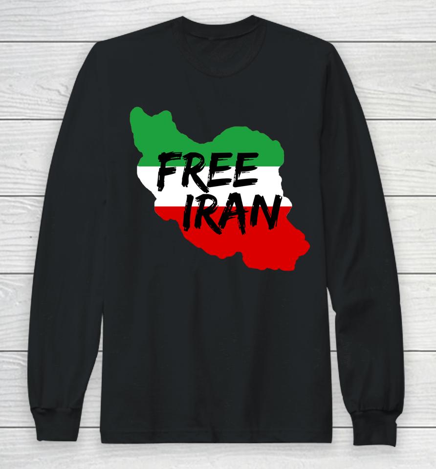 Love Iran Persian Freedom Free Iran Long Sleeve T-Shirt