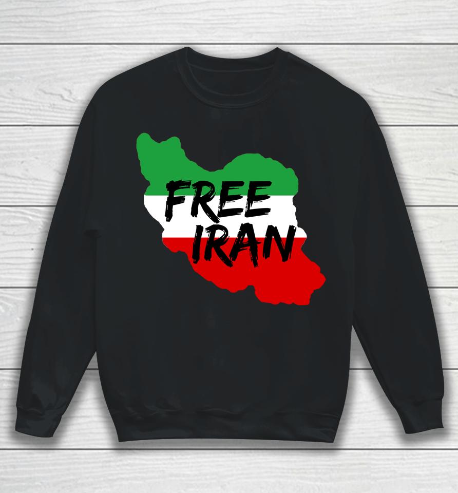 Love Iran Persian Freedom Free Iran Sweatshirt
