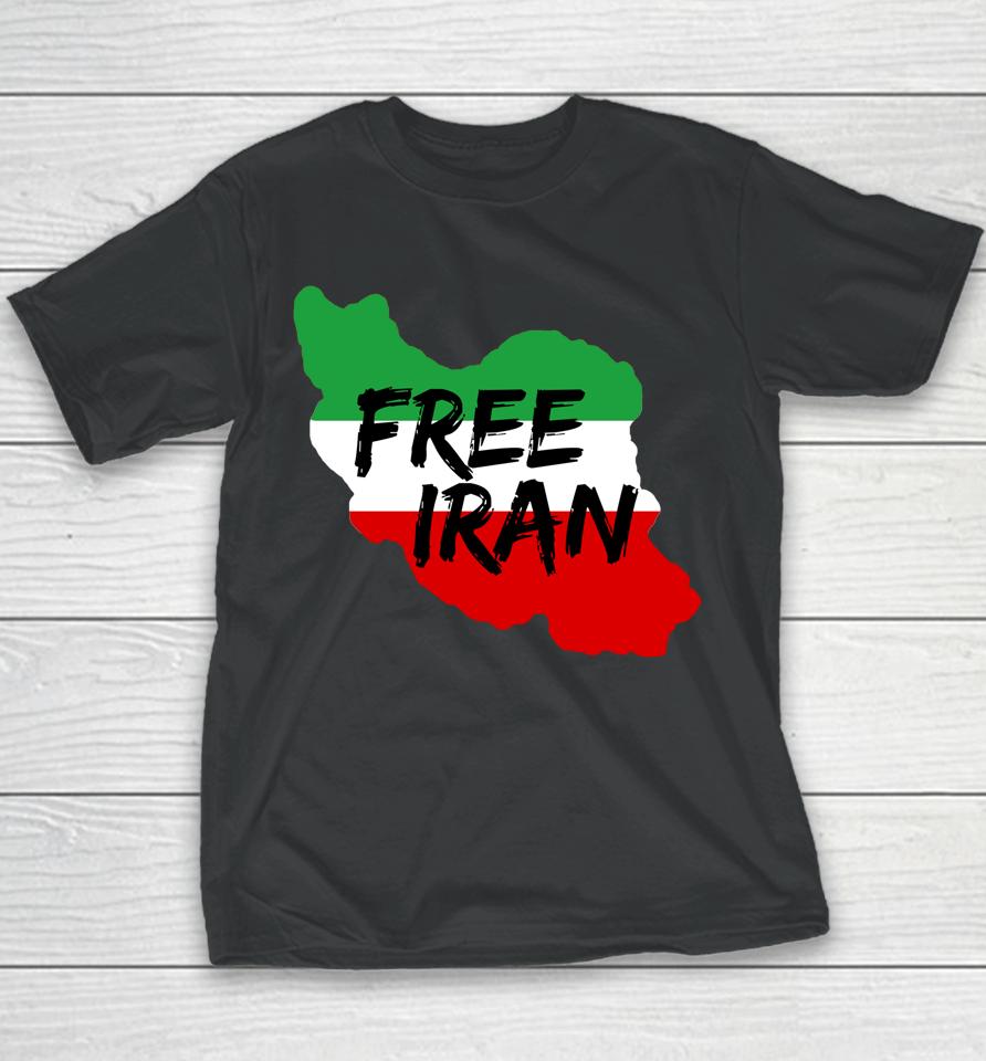 Love Iran Persian Freedom Free Iran Youth T-Shirt