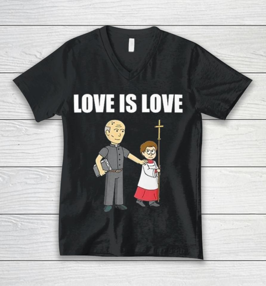 Love Is Love The Summerhays Brothers Unisex V-Neck T-Shirt
