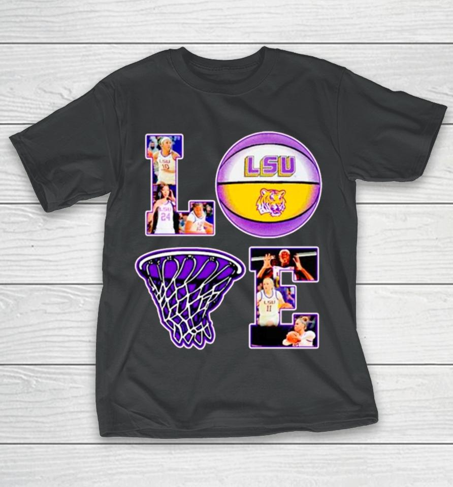 Love Lsu Tigers Basketball T-Shirt