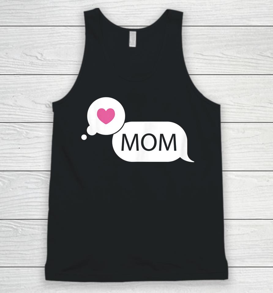 Love Mom Mother's Day Unisex Tank Top