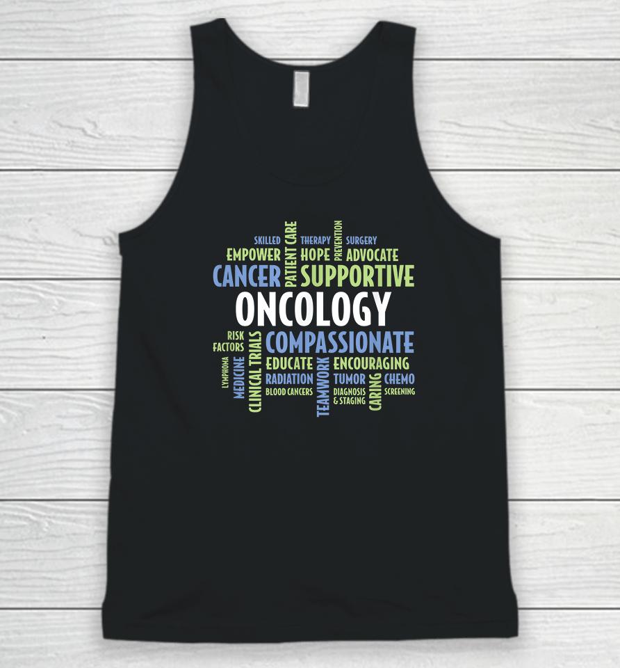 Love Oncology Nurses Unisex Tank Top