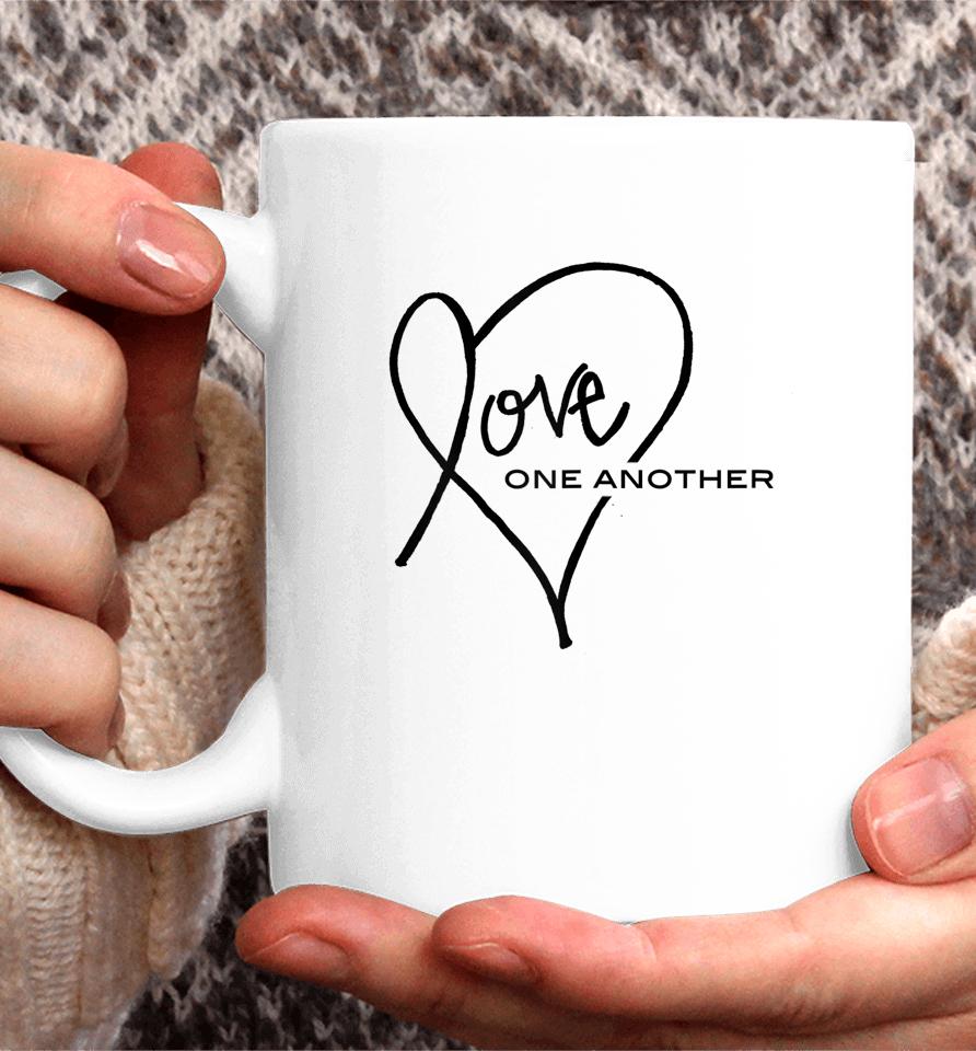 Love One Another Heart Coffee Mug