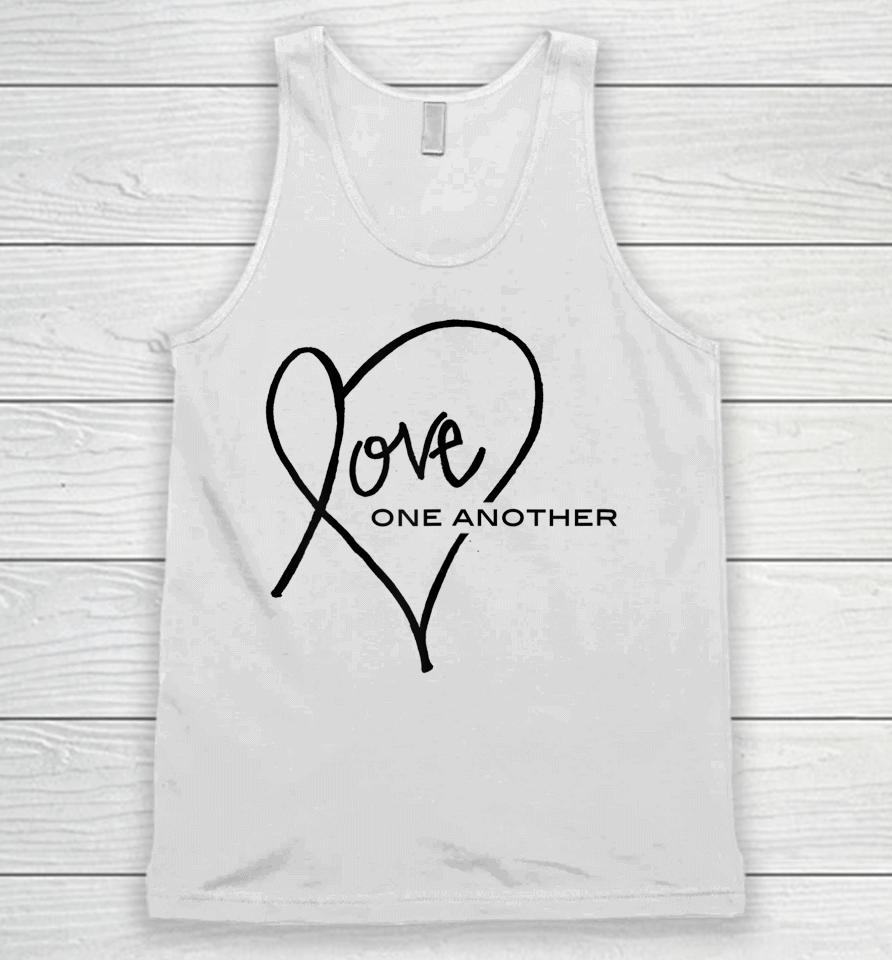 Love One Another Heart Unisex Tank Top
