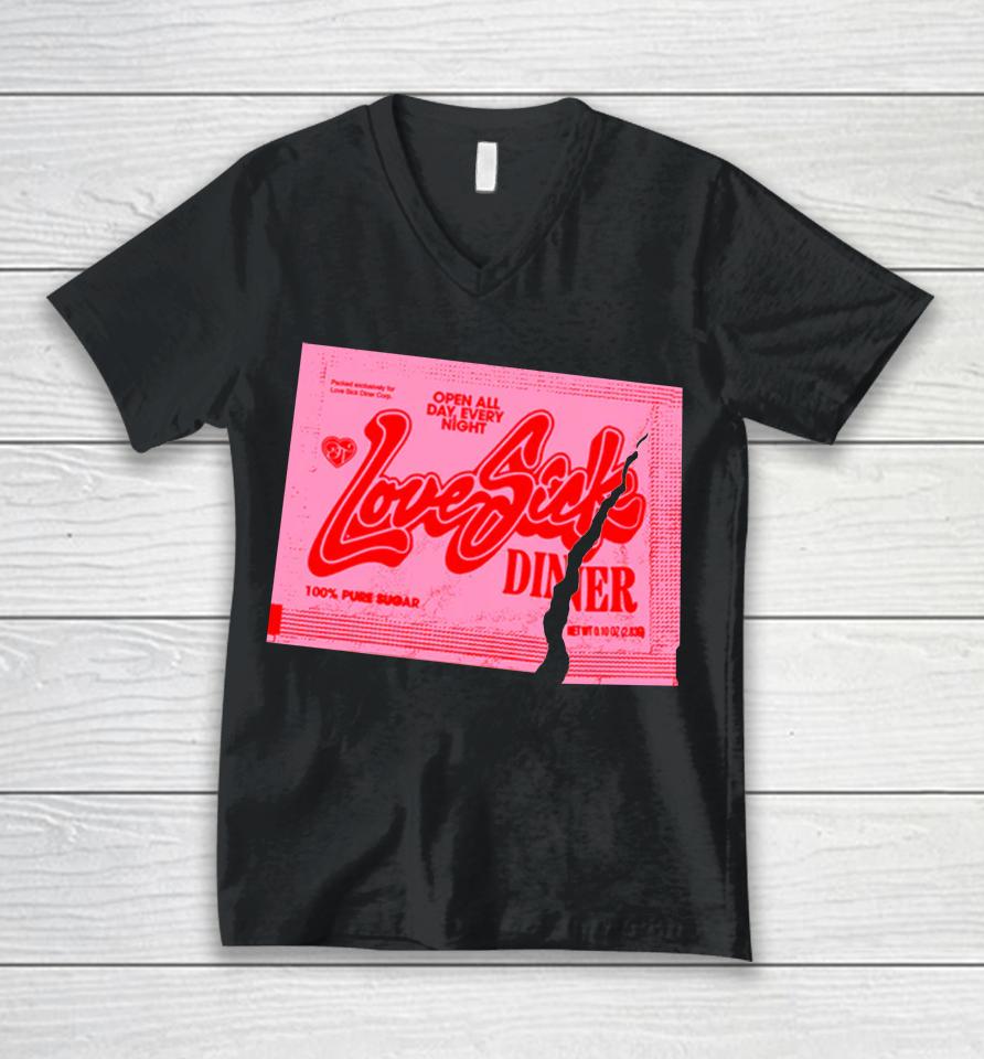 Love Sick Sugar Unisex V-Neck T-Shirt