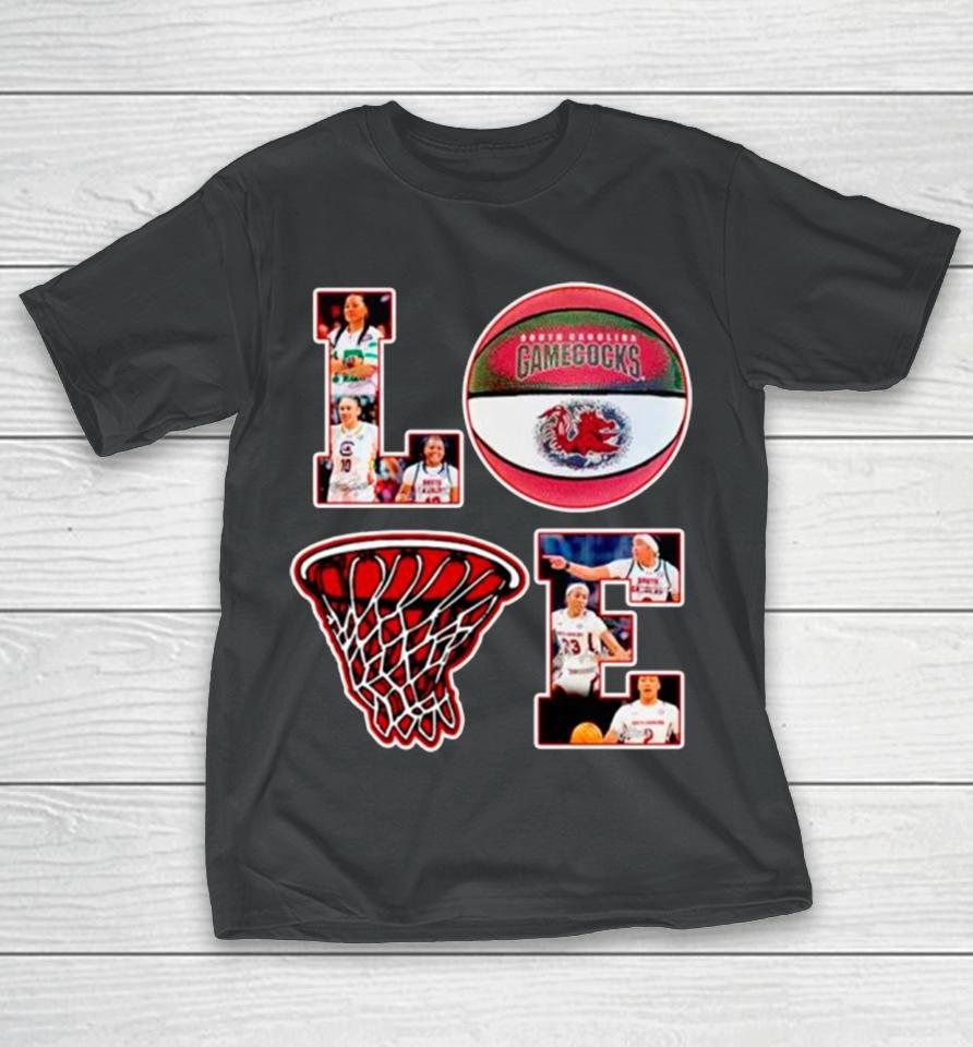 Love South Carolina Gamecocks Basketball T-Shirt