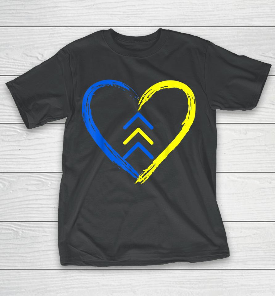 Love World Down Syndrome Awareness Day Love 3 Arrows T-Shirt