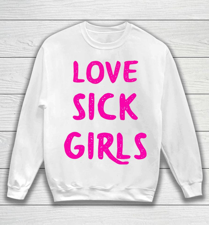 Lovesick Girls Pink Pink Sweatshirt