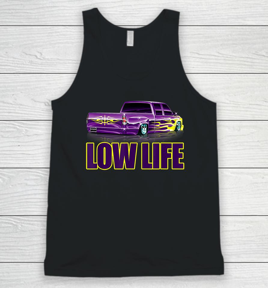 Lowered Truck Low Life Unisex Tank Top