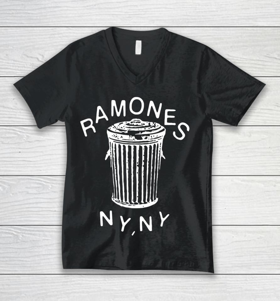 Lowlvl Merch Store Ramones Ny Unisex V-Neck T-Shirt