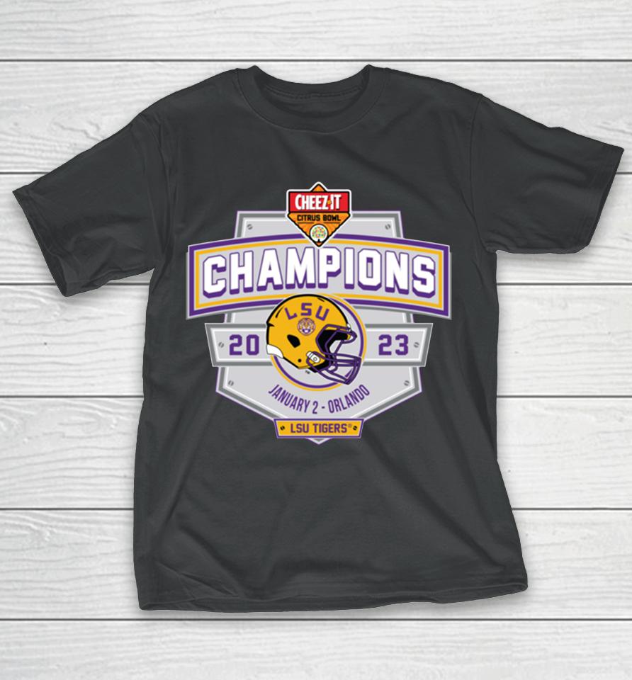Lsu Tigers 2023 Citrus Bowl Champions T-Shirt