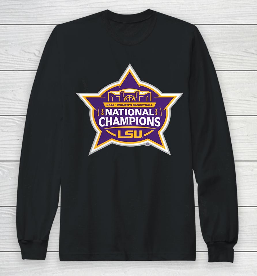 Lsu Tigers 2023 Women's Basketball National Long Sleeve T-Shirt