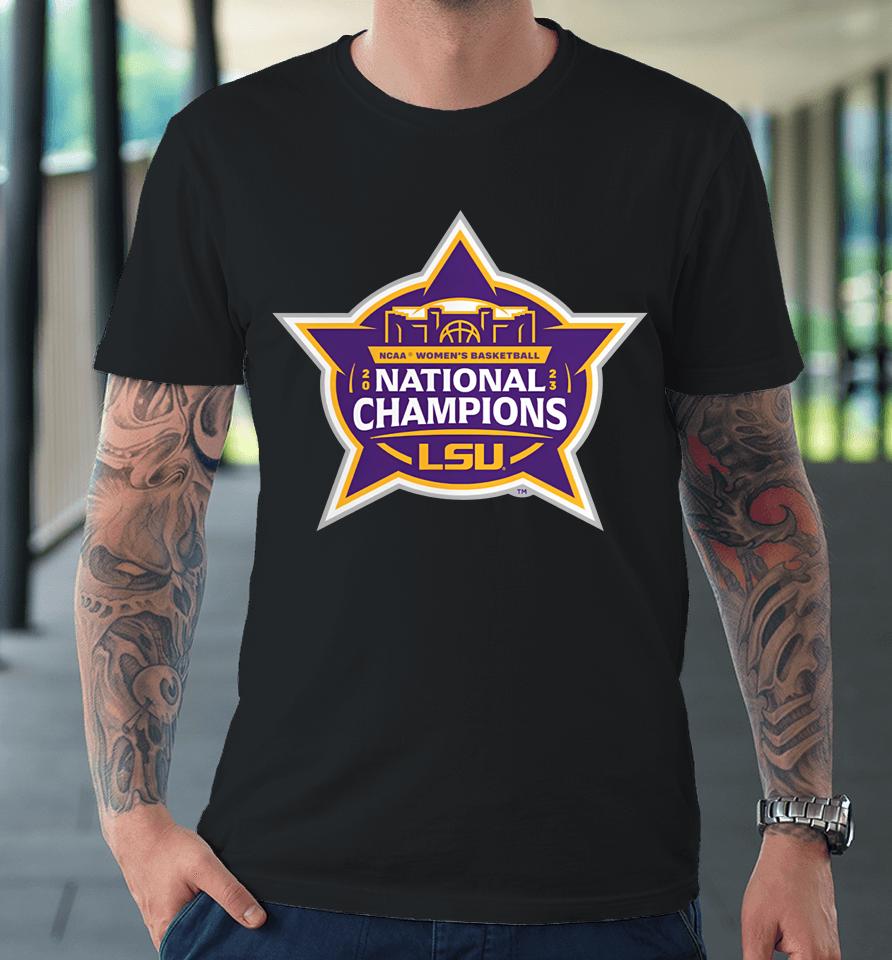 Lsu Tigers 2023 Women's Basketball National Premium T-Shirt