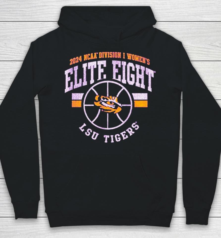 Lsu Tigers 2024 Ncaa Division I Women’s Basketball Elite Eight Vintage Hoodie