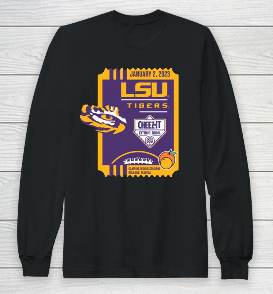 Lsu Tigers Football 2023 Cheez-It Citrus Bowl Long Sleeve T-Shirt