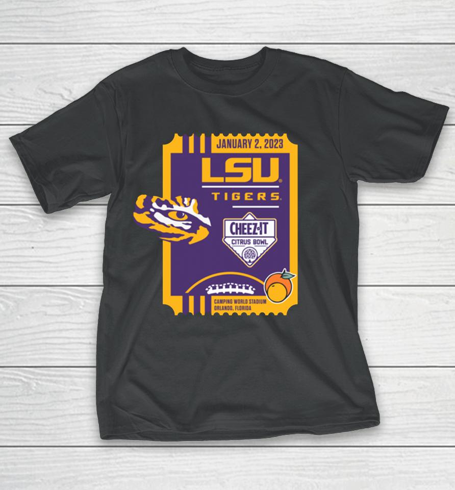 Lsu Tigers Football 2023 Cheez-It Citrus Bowl T-Shirt