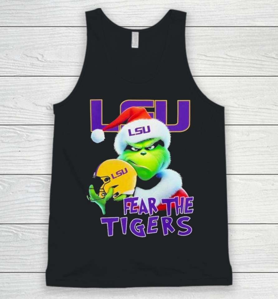 Lsu Tigers Grinch Fear The Christmas 2023 Unisex Tank Top