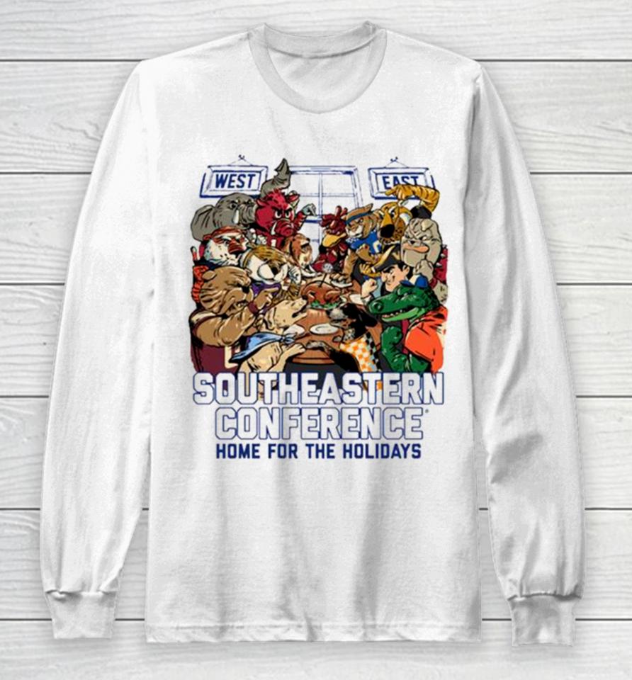 Lsu Tigers Sec Home For The Holidays 2023 Long Sleeve T-Shirt