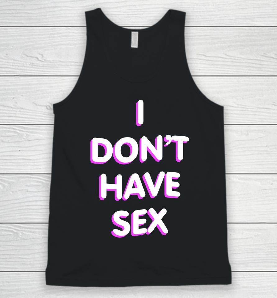 Lucca I Don't Have Sex Unisex Tank Top