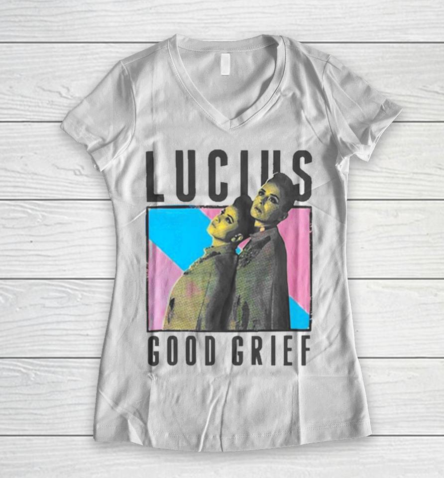 Lucius Good Grief Women V-Neck T-Shirt